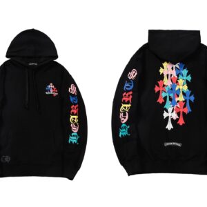 Chrome Hearts Color Cross Series Hoodie Black