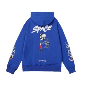 Chrome Hearts Hoodie SPACE Series Blue