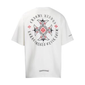 Chrome Hearts T-Shirts Cross Series White