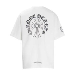 Chrome Hearts T-Shirts Cross Series White
