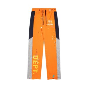 Gallery Dept Casual Pants Graffiti Series Orange