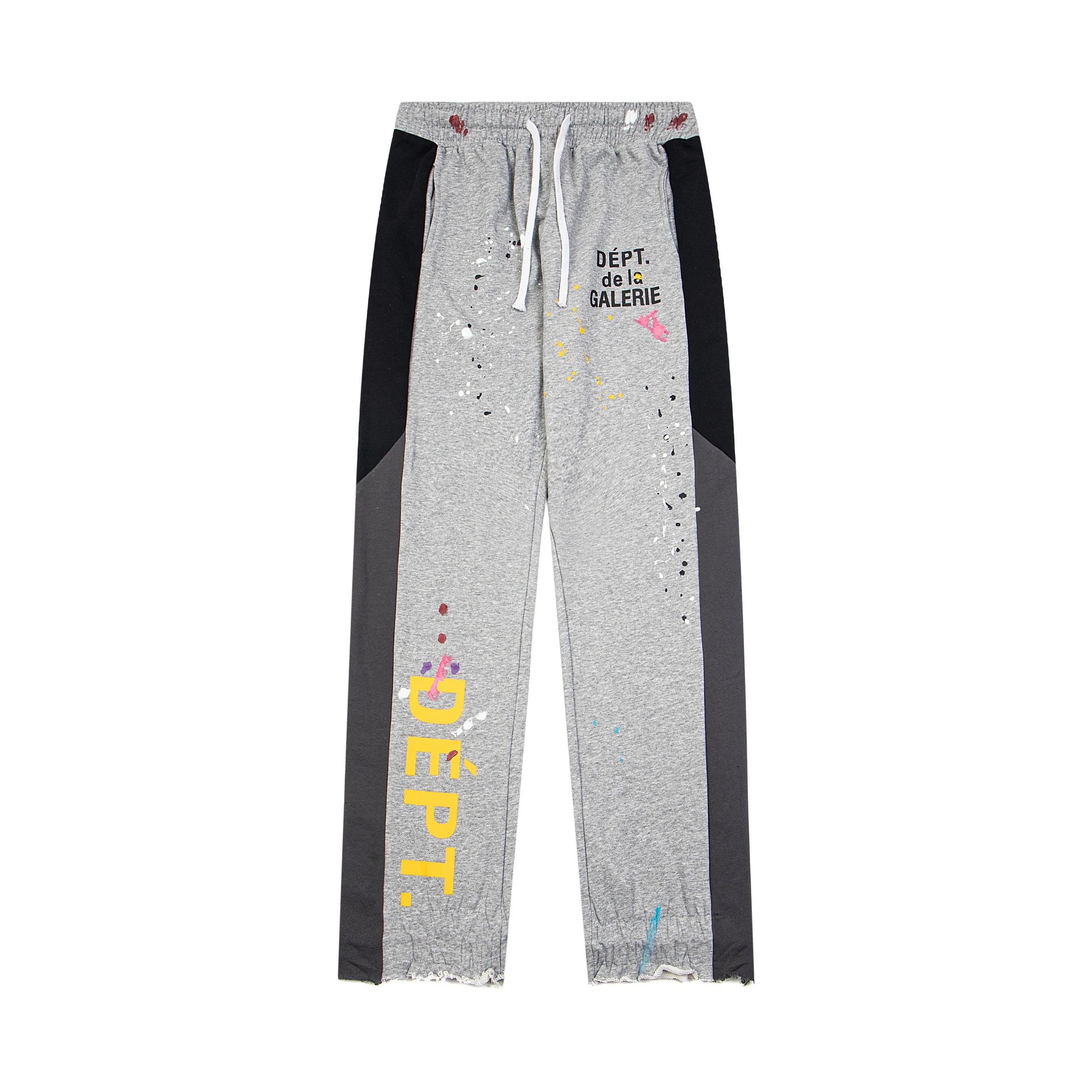Gallery Dept Pants DÉPT. de la GALERIE series gray graffiti casual pants