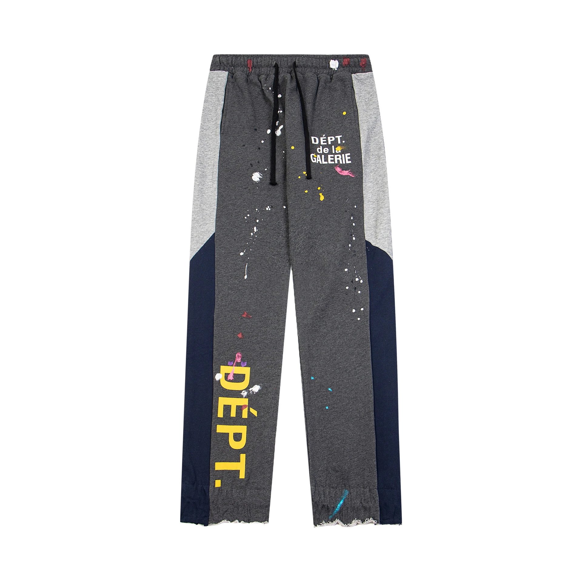Gallery Dept Pants DÉPT. de la GALERIE series gray patchwork style