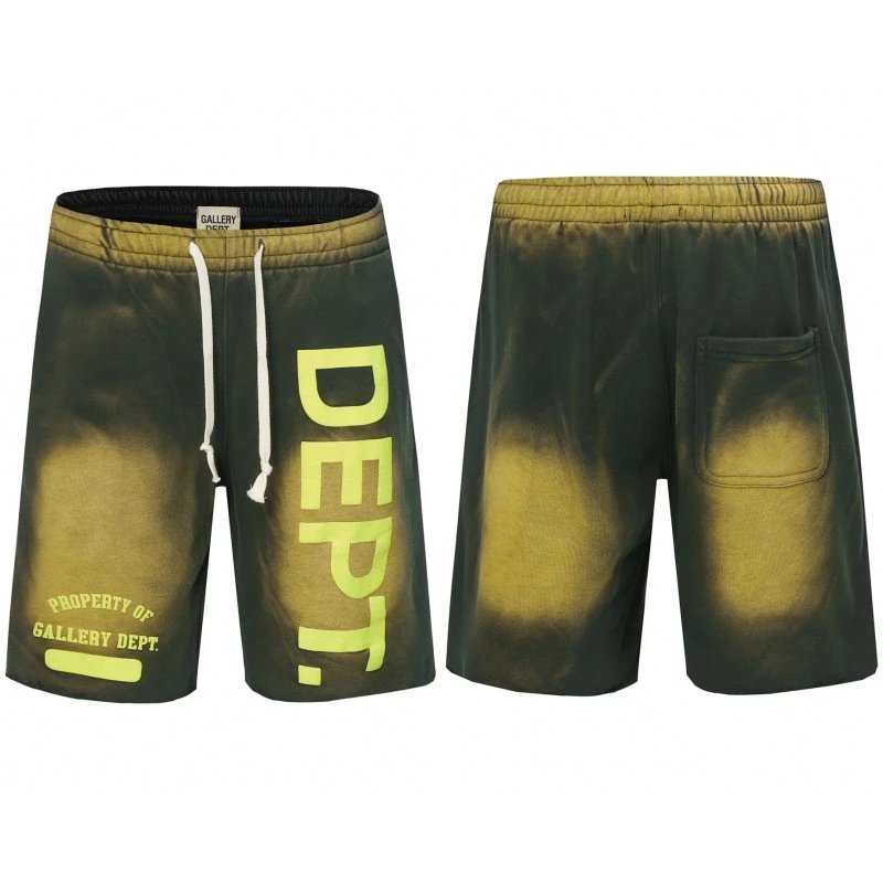 Gallery Dept Shorts DEPT Series Yellow-Green Gradient