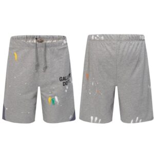Gallery Dept Shorts Ink Splatter Series Gray