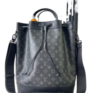 Louis Vuitton Monogram Eclipse Series Black-Gray Backpack