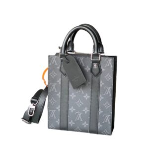 Louis Vuitton Petit Sac Plat Collection Gray Tote Bag